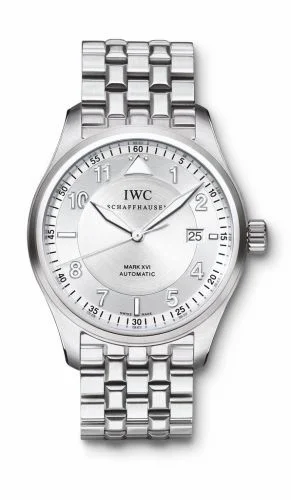 IWC Pilot's Watch Spitfire Mark XVI Stainless Steel / Silver / Bracelet IW3255-05 (3255-05, IW325505)